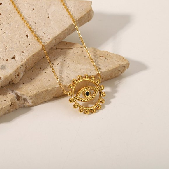 Noor Evil Eye Necklace - Picture 2 of 6